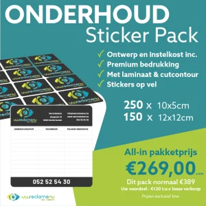 ONDERHOUD Sticker Pack