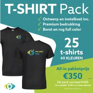 25 Bedrukte T-shirts